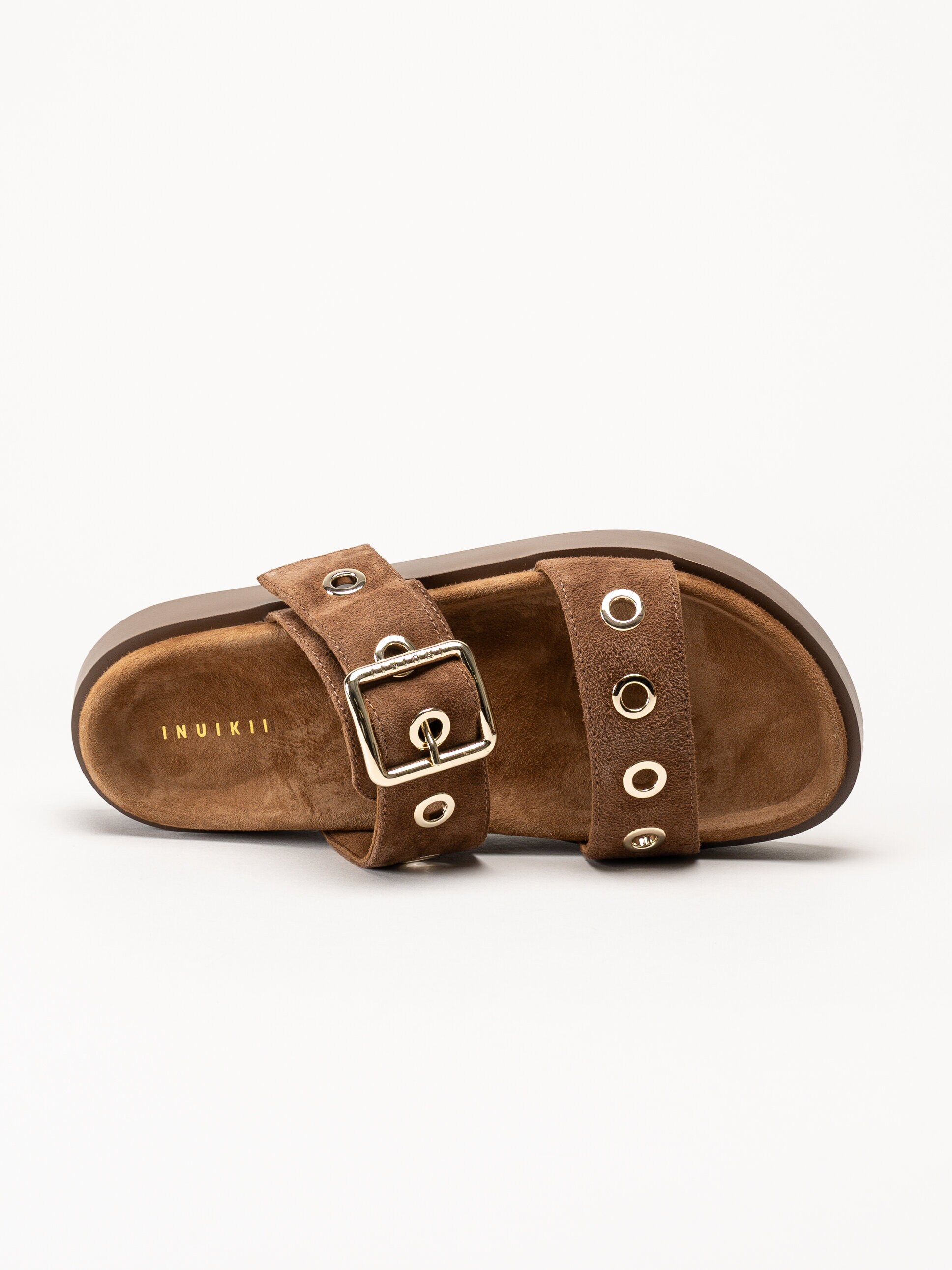 Inuikii - Tilda Buckle - Mörkbruna sandaler