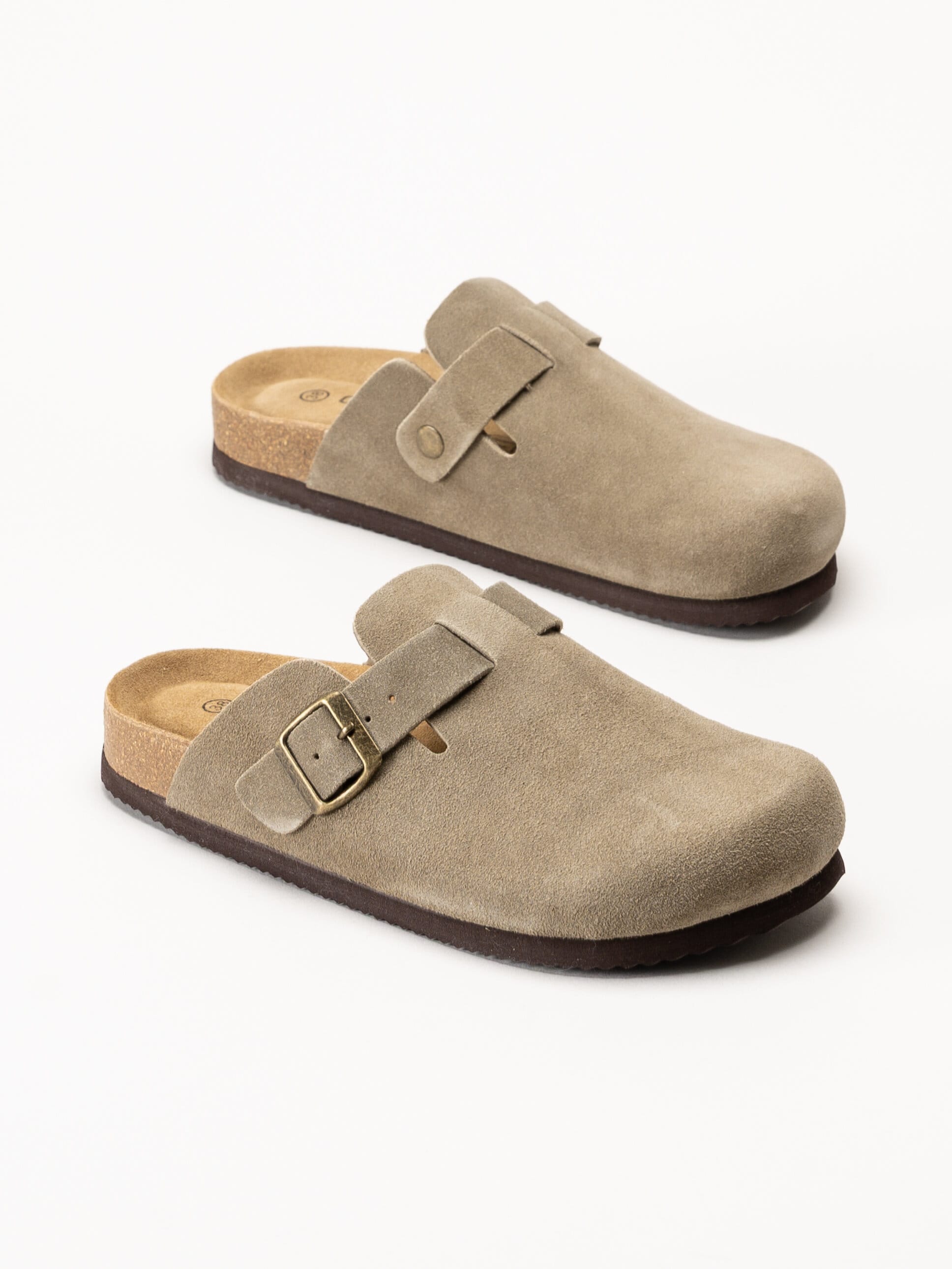 CpH Comfort - Beige sandaler i mocka