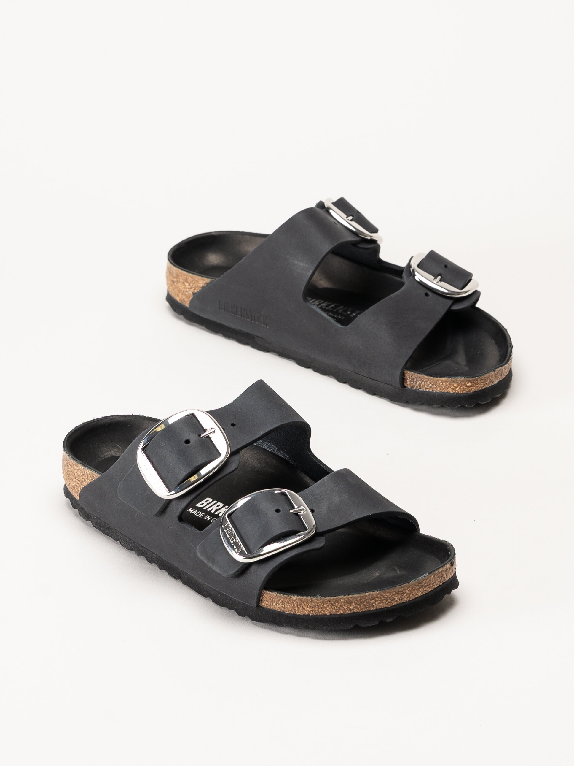Birkenstock - Arizona Big Buckle - Svarta slip in sandaler