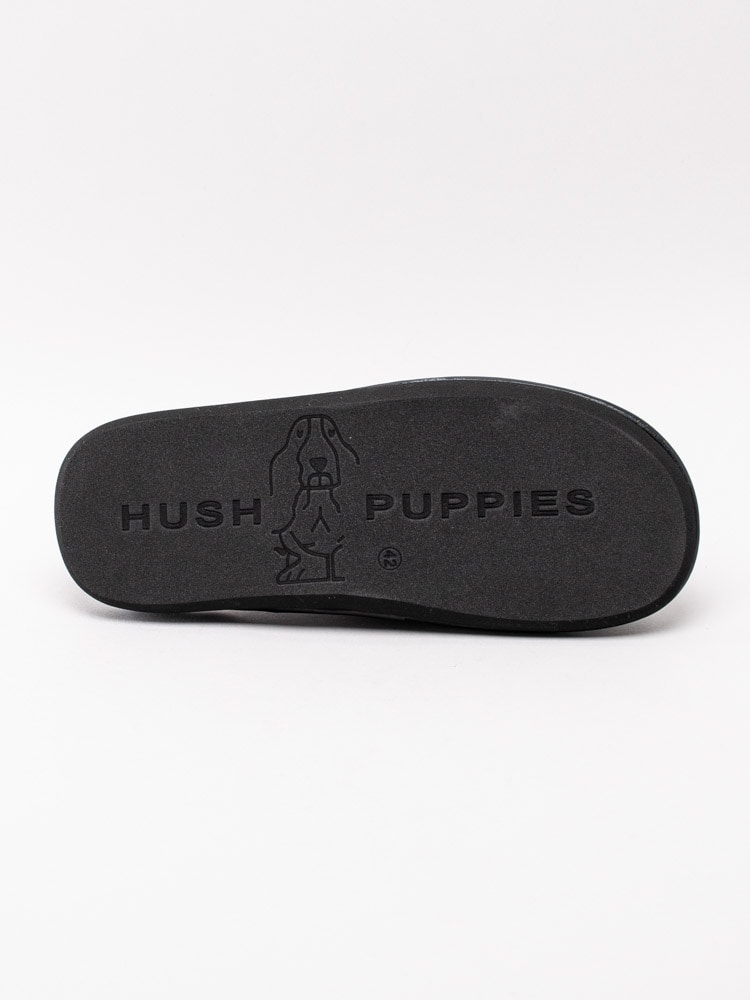 66203024 Hush Puppies 4852BLK0 svarta slip in tofflor i mocka-5
