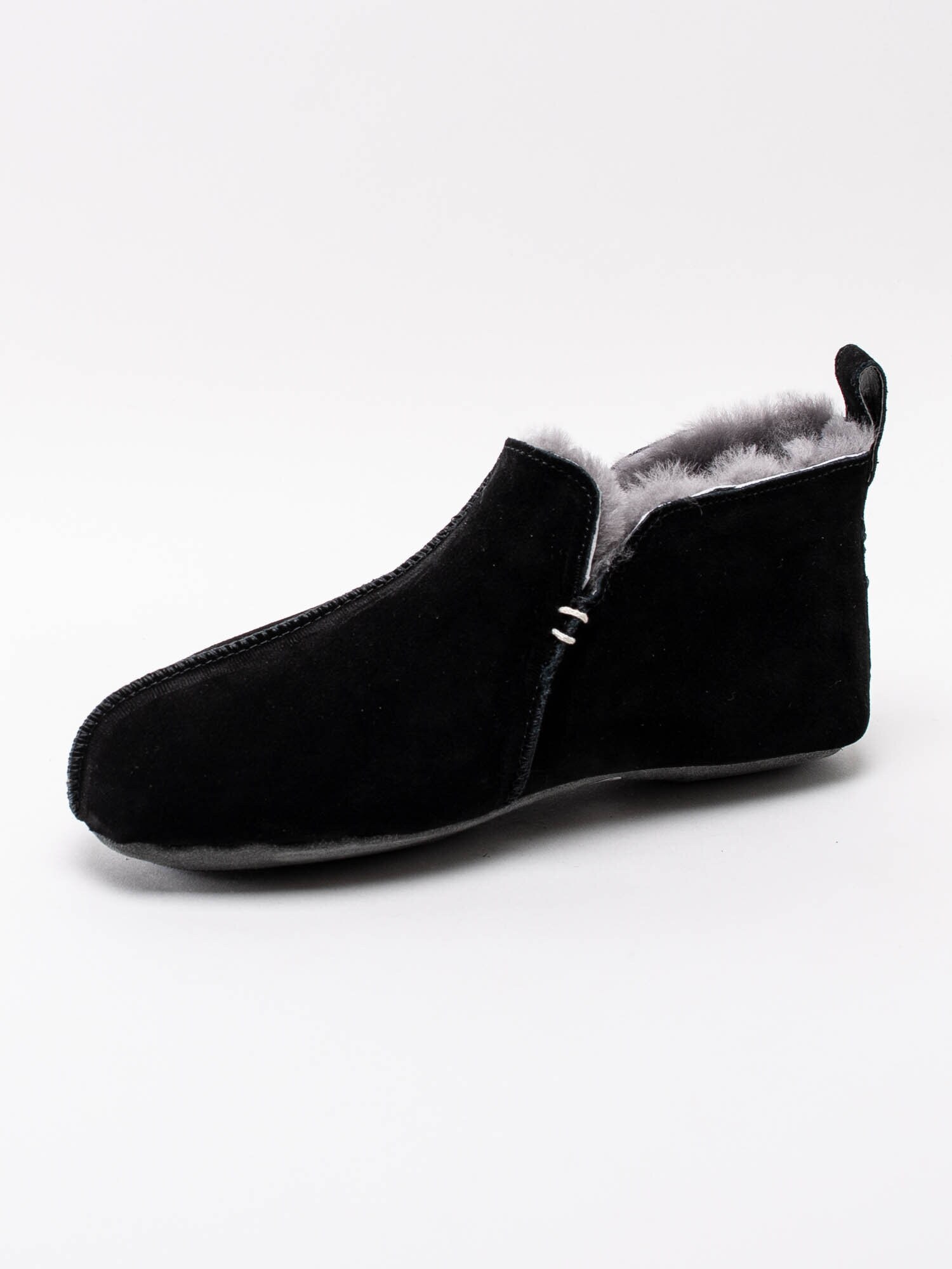 Axelda - Innsbruck - Svarta varma slip on tofflor