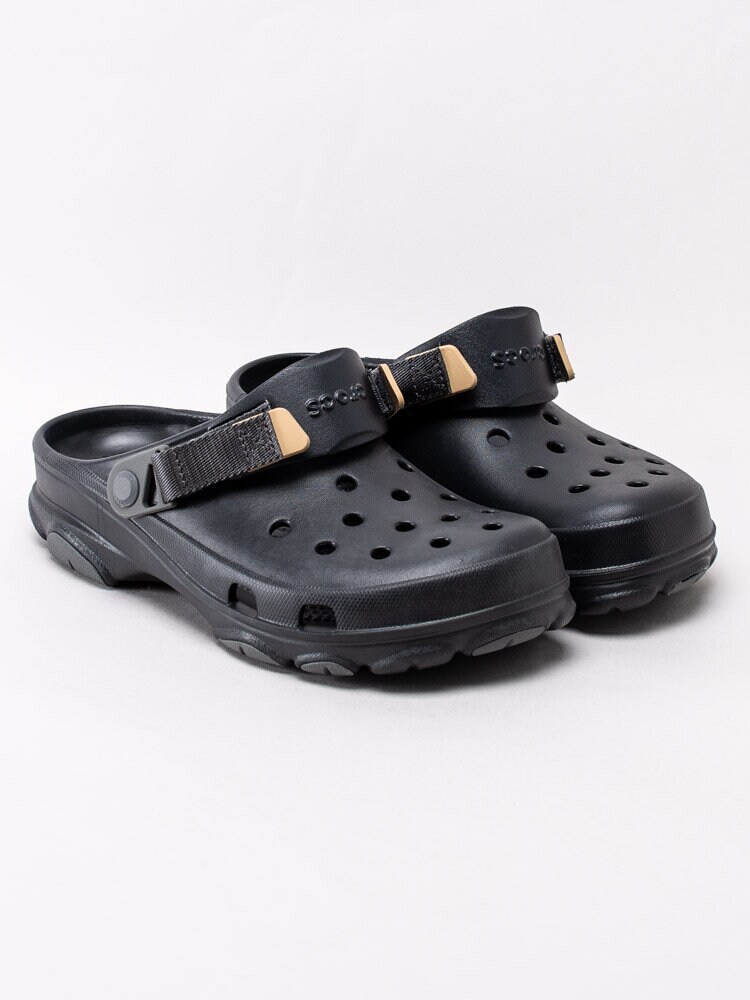 Crocs - Classic All Terrain Clog - Svarta crocs med lösbartag rem