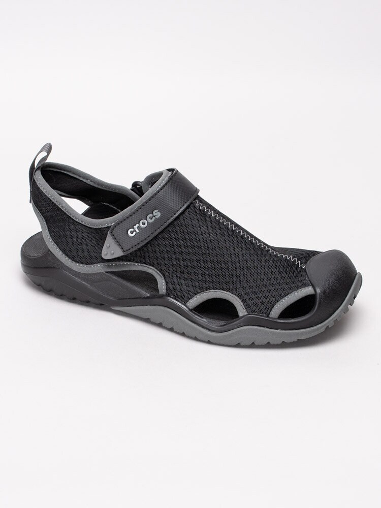 Crocs - Swiftwater Mesh Deck Sandal M - Svarta sandalskor