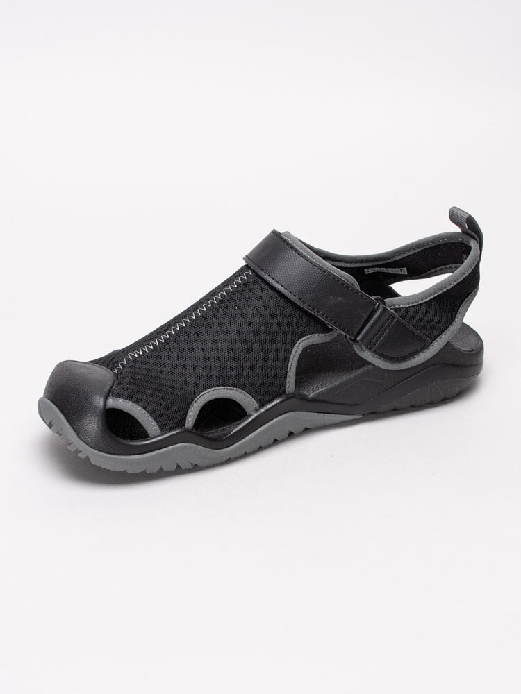 Crocs - Swiftwater Mesh Deck Sandal M - Svarta sandalskor