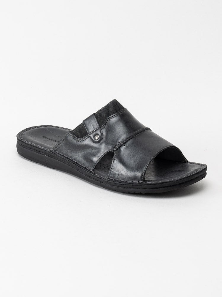 Copenhagen Shoes - Naperwille 21 - Svarta slip in tofflor i skinn