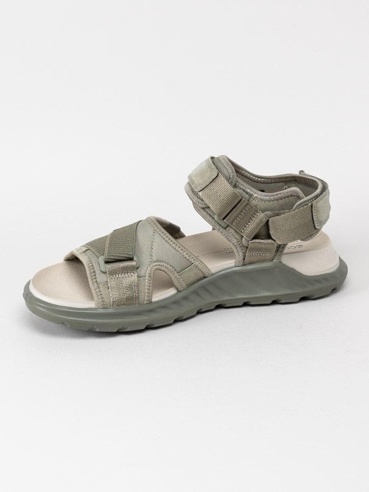 Ecco - Exowrap M - Gröna sandaler i textil