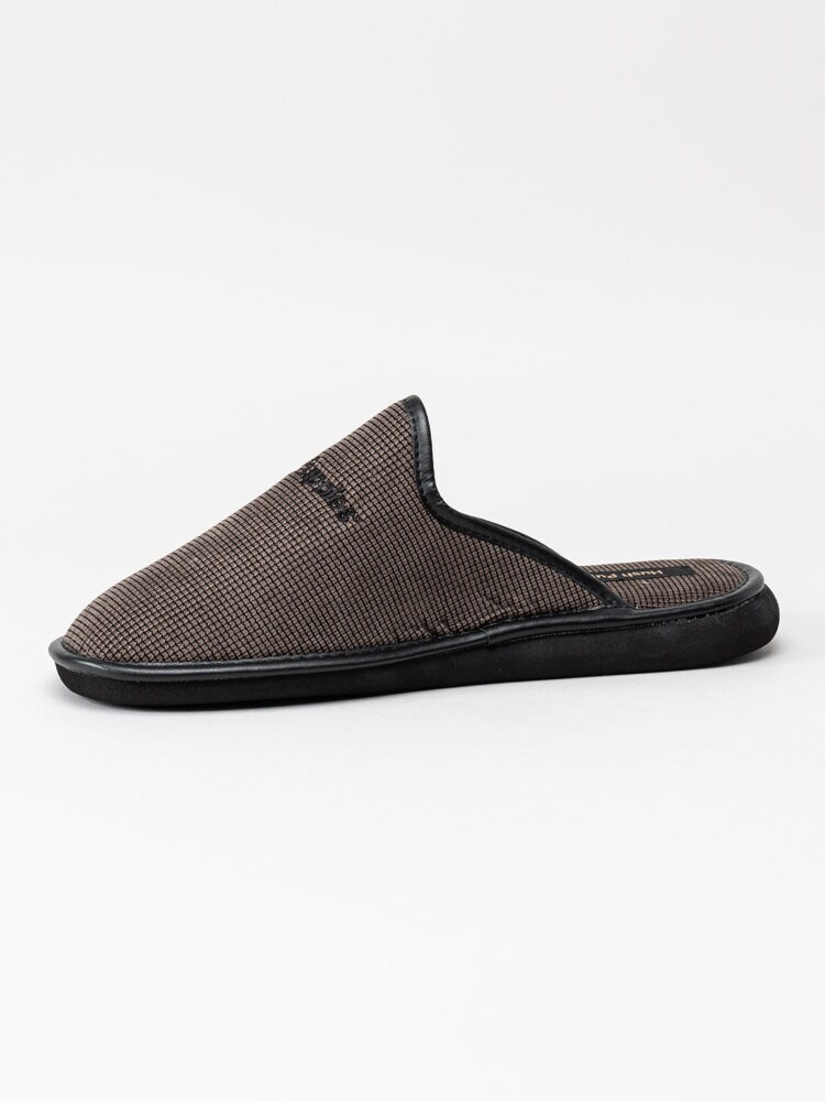 Hush Puppies - Bruna slip in tofflor i textil