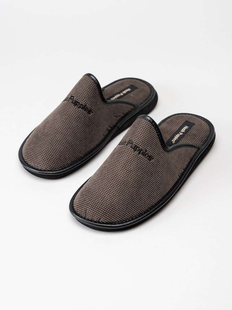 Hush Puppies - Bruna slip in tofflor i textil