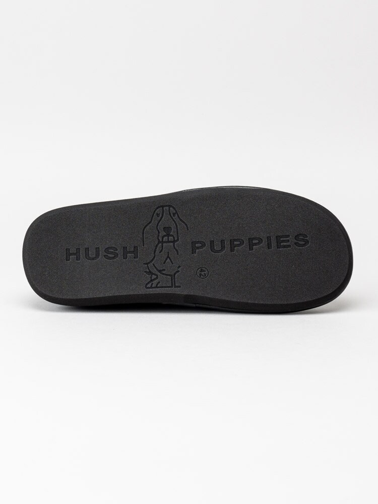 Hush Puppies - Grå slip on tofflor i textil