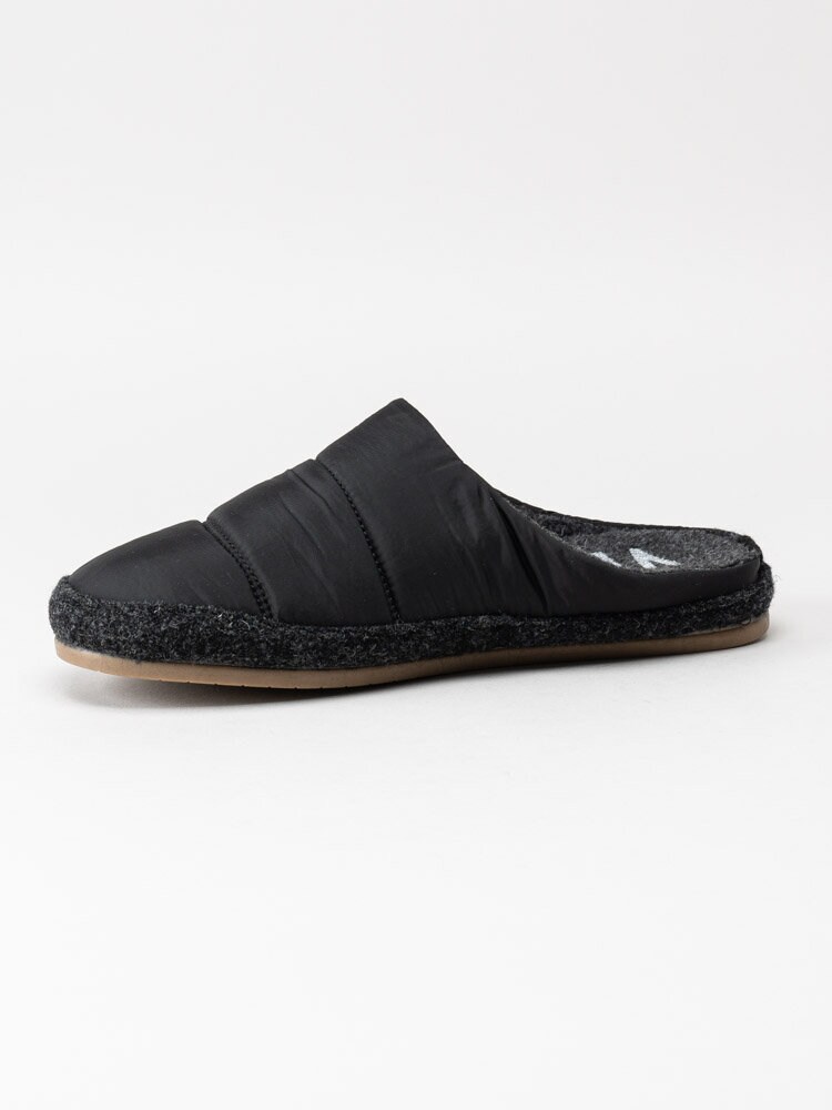 Verbenas - Logan Acolchade Negro - Svarta slip in tofflor i textil