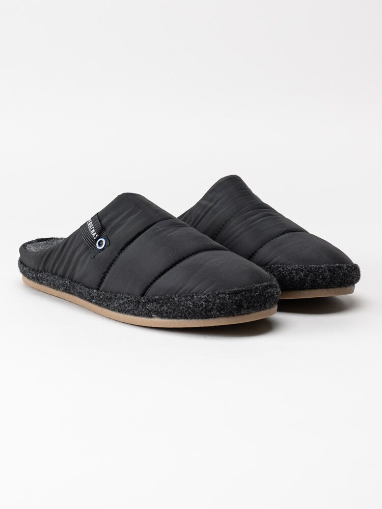 Verbenas - Logan Acolchade Negro - Svarta slip in tofflor i textil