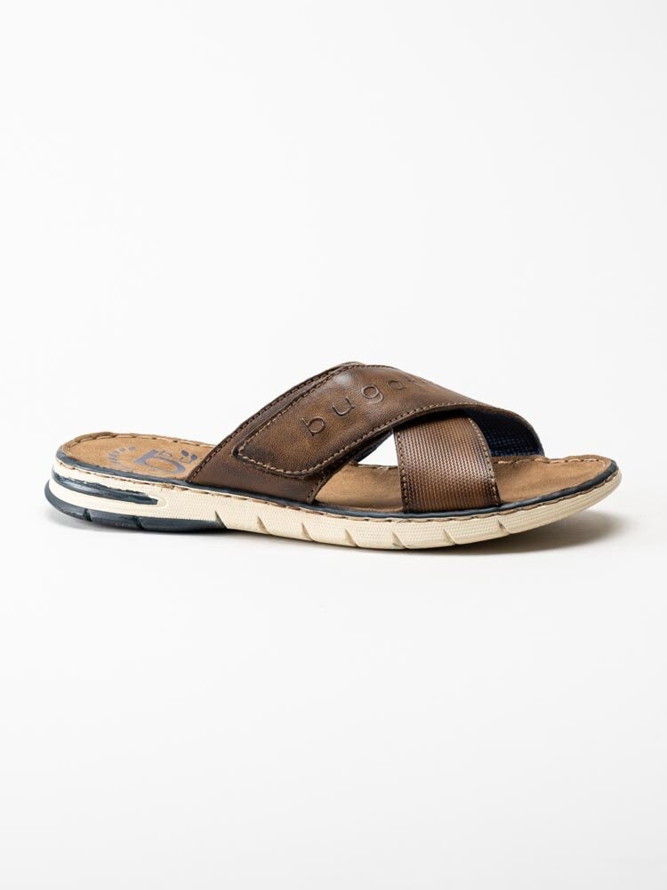 Bugatti - Dario - Bruna slip in sandaler i skinn