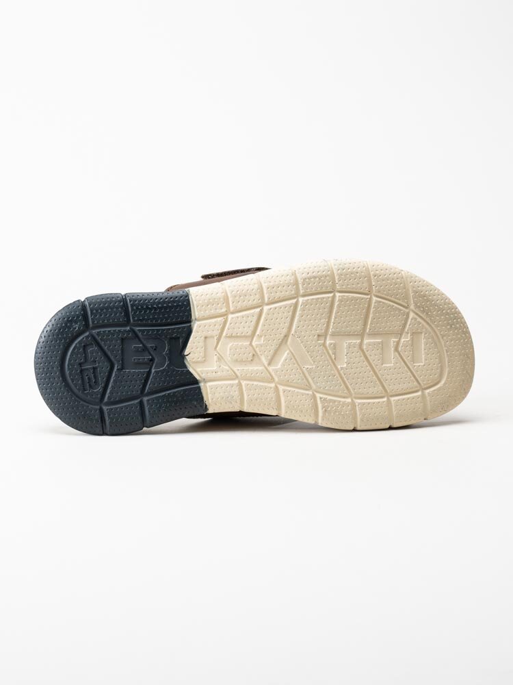 Bugatti - Dario - Bruna slip in sandaler i skinn