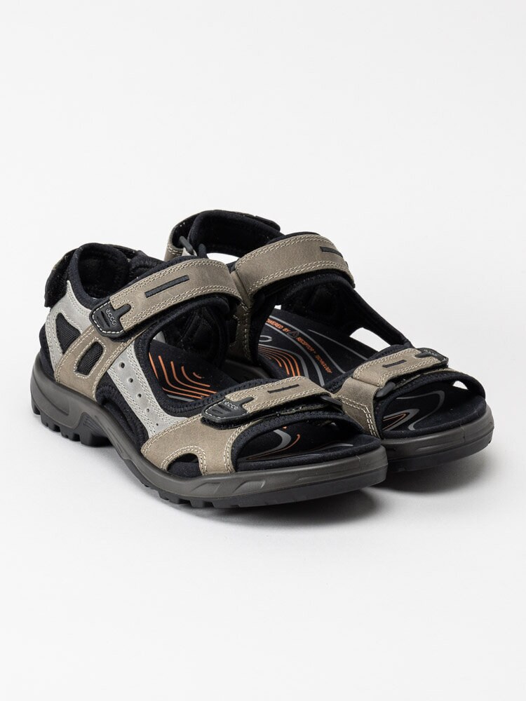 Ecco - Offroad M - Gröna sportiga sandaler i nubuck