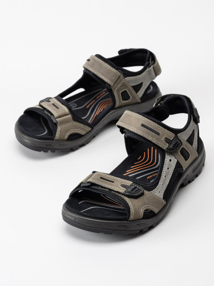 Ecco - Offroad M - Gröna sportiga sandaler i nubuck