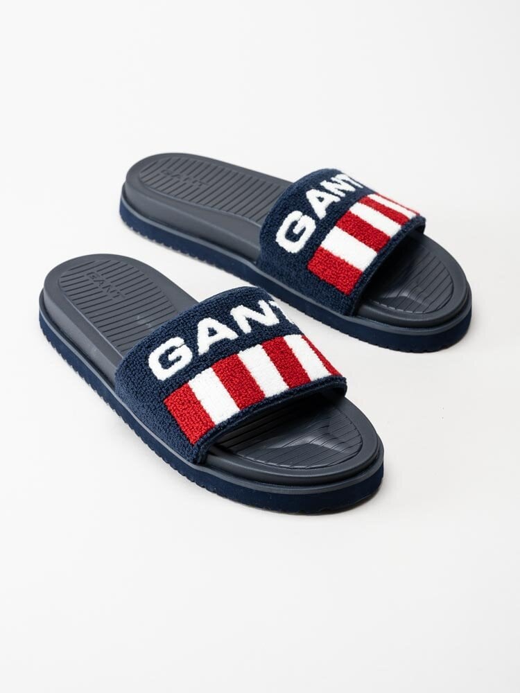 Gant Footwear - Maxbuddy Sport sandal - Marinblå slip in tofflor i textil