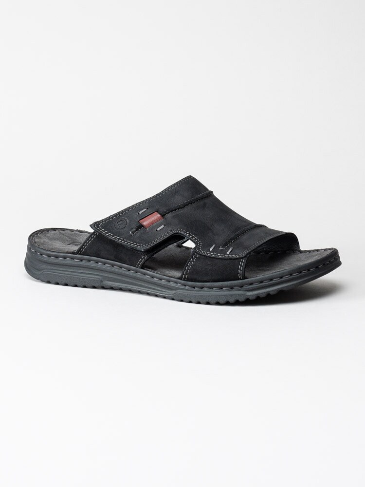 Rohde - Alghero - Svarta slip in sandaler i nubuck