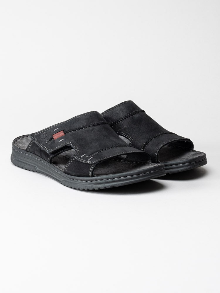 Rohde - Alghero - Svarta slip in sandaler i nubuck