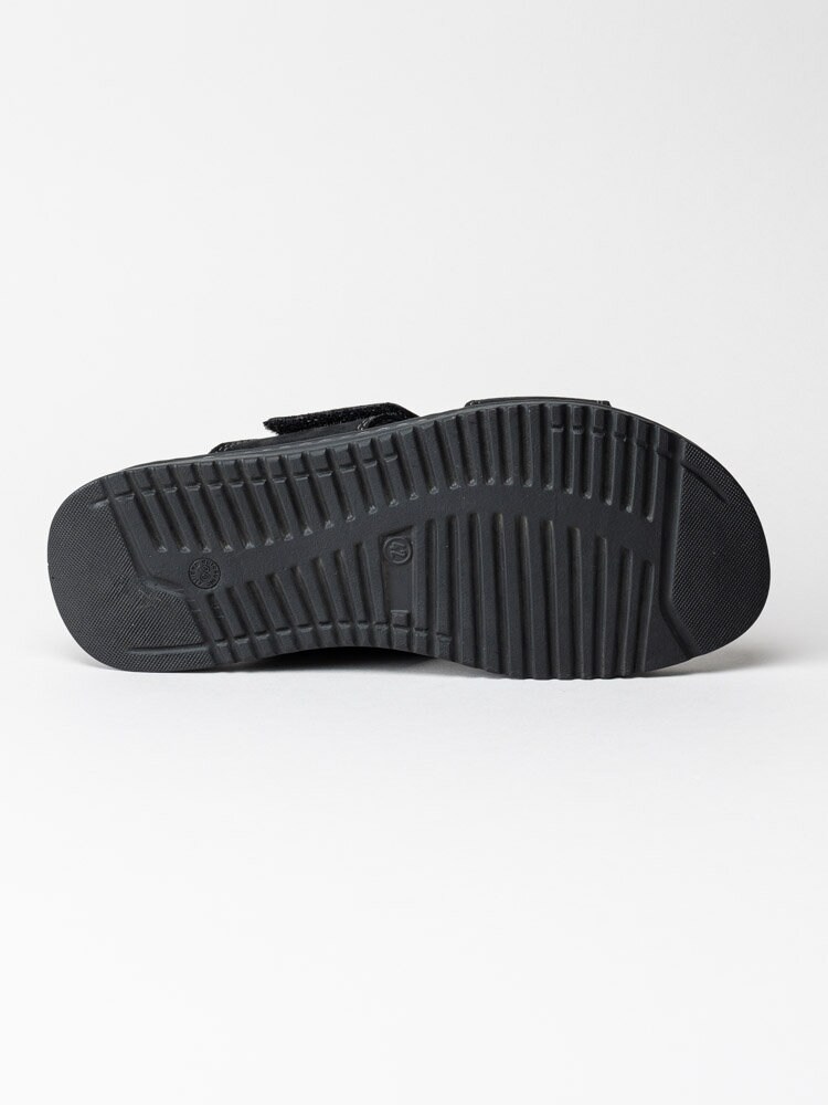 Rohde - Alghero - Svarta slip in sandaler i nubuck