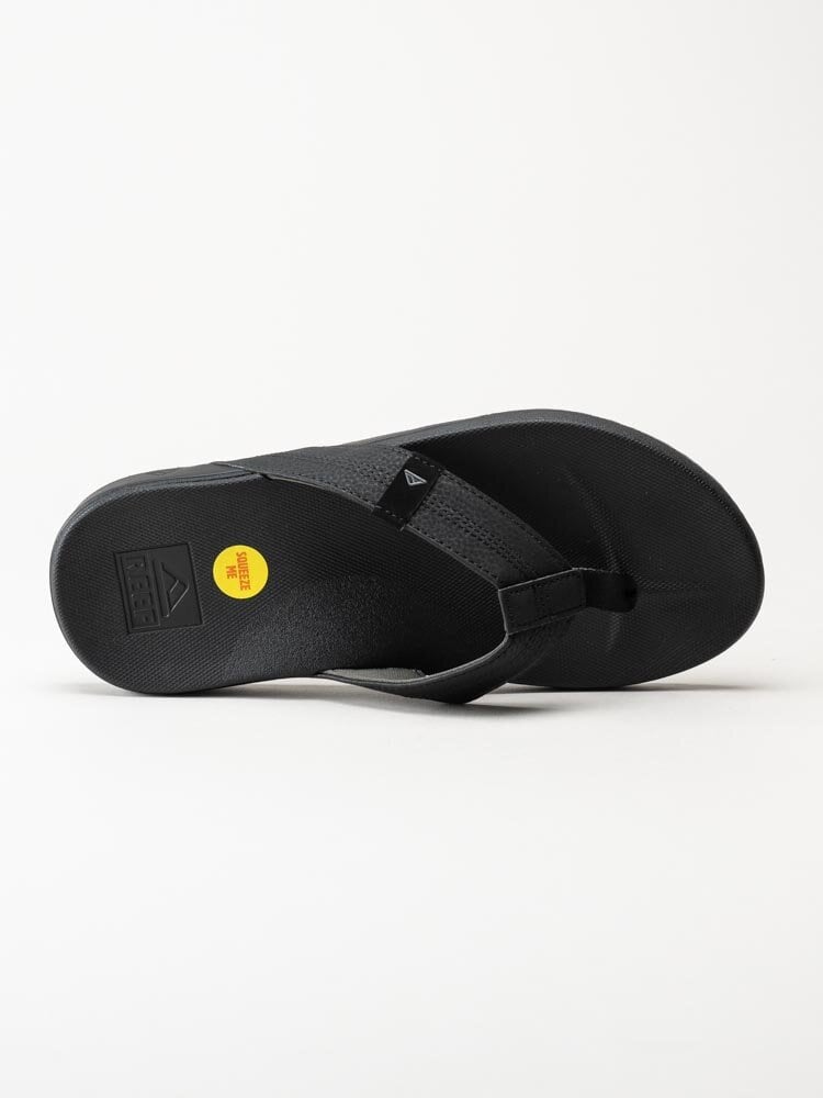 REEF - Cushion Phantom - Svarta flip flops i skinn