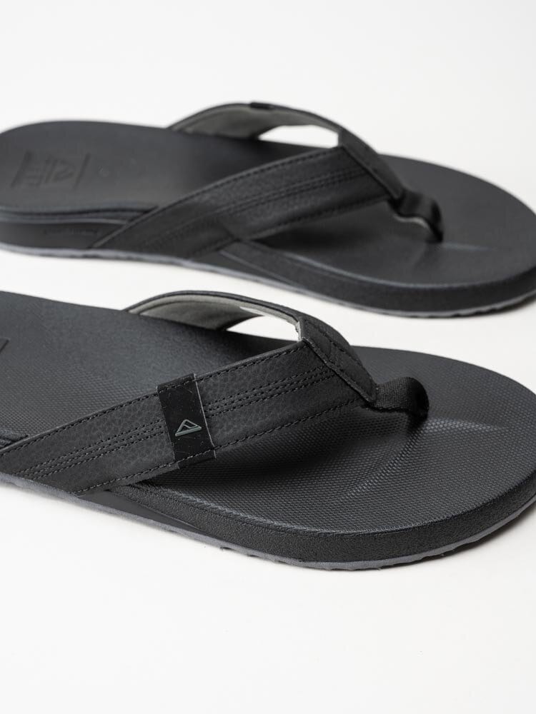 REEF - Cushion Phantom - Svarta flip flops i skinn