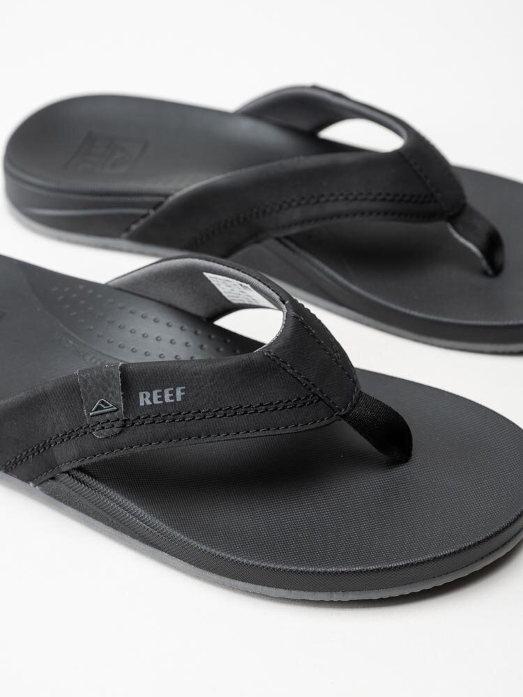 REEF - Cushion Spring - Svarta flip flops i textil