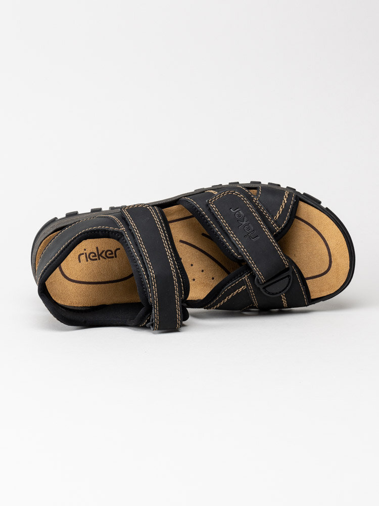 Rieker - Svarta sportiga sandaler