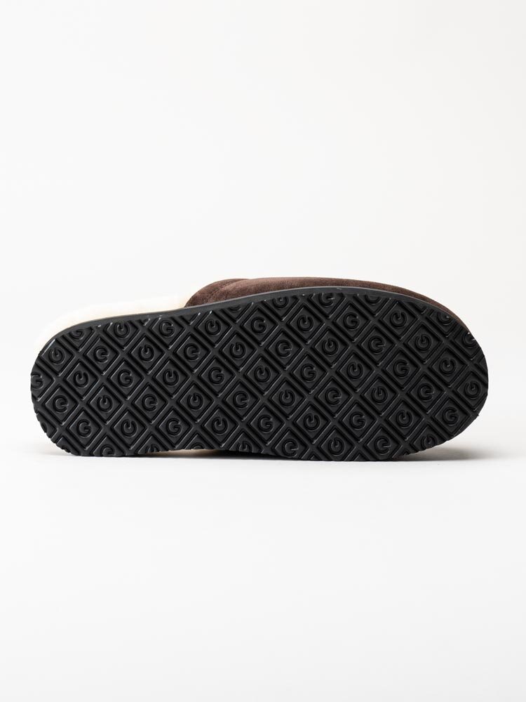 Gant Footwear - Tamaware - Mörkbruna ullfodrade slip in tofflor