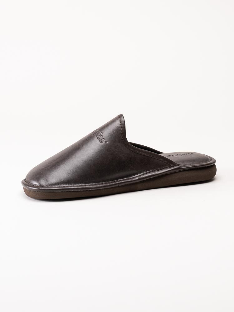 Hush Puppies - Slipper leather - Bruna slip in tofflor i skinn