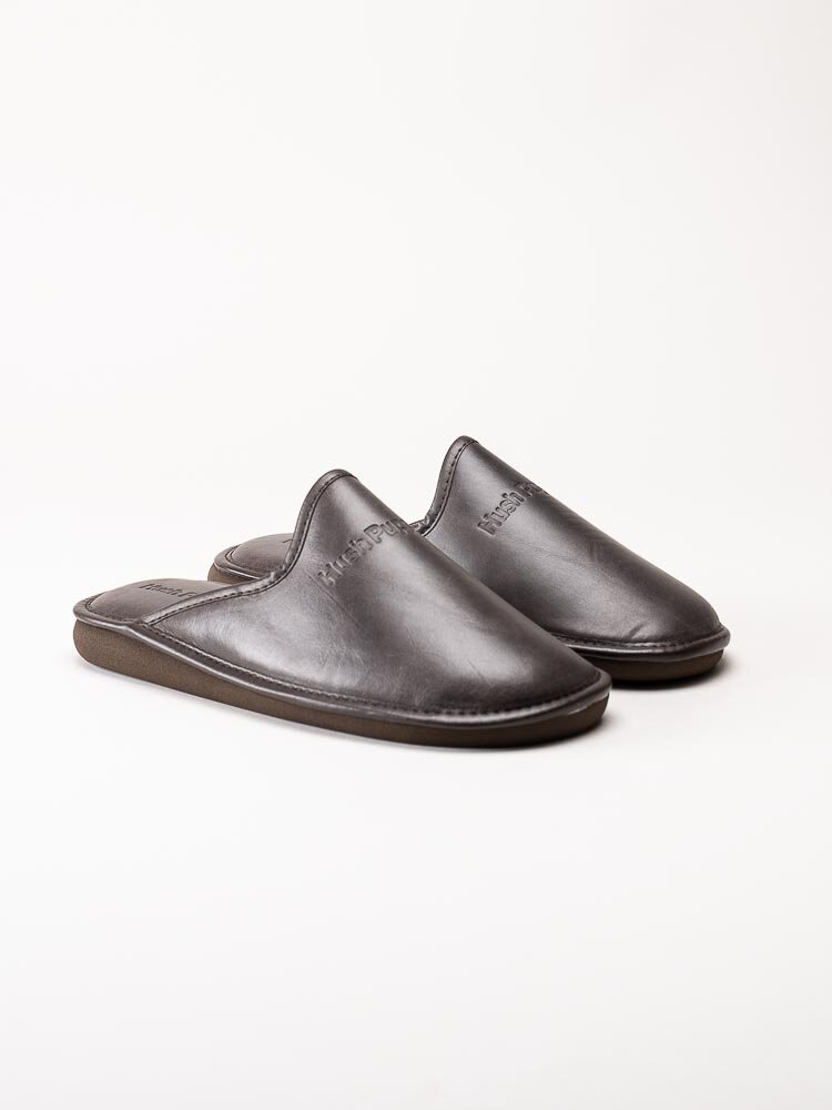 Hush Puppies - Slipper leather - Bruna slip in tofflor i skinn