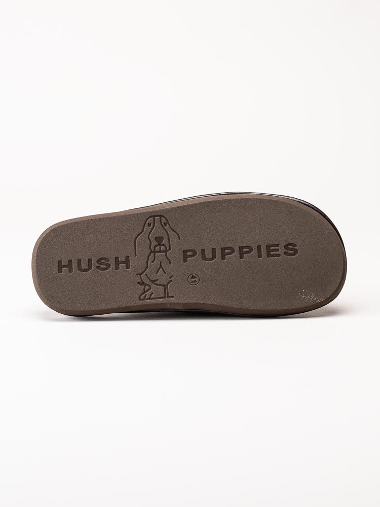 Hush Puppies - Slipper leather - Bruna slip in tofflor i skinn