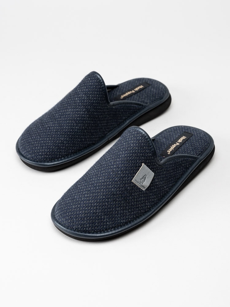 Hush Puppies - Slipper textile - Mörkblå slip in tofflor