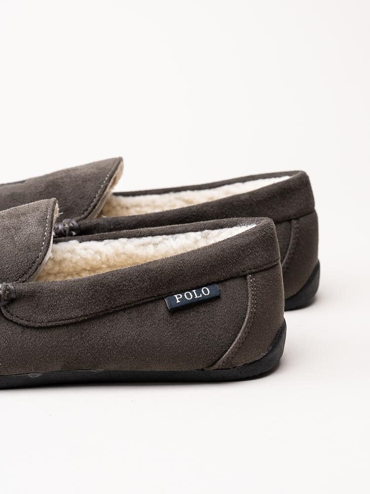 Polo Ralph Lauren - Declan - Grå slip on tofflor i mocka