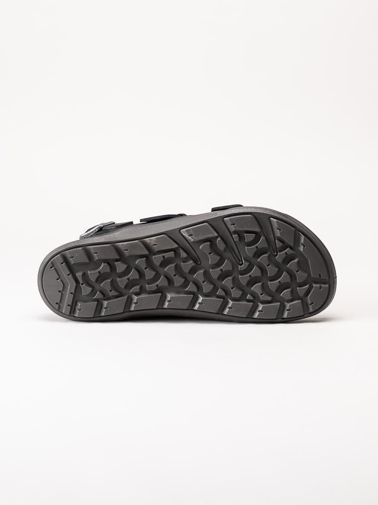 Birkenstock - Milano CT M - Svarta sportiga sandaler i oljad nubuck