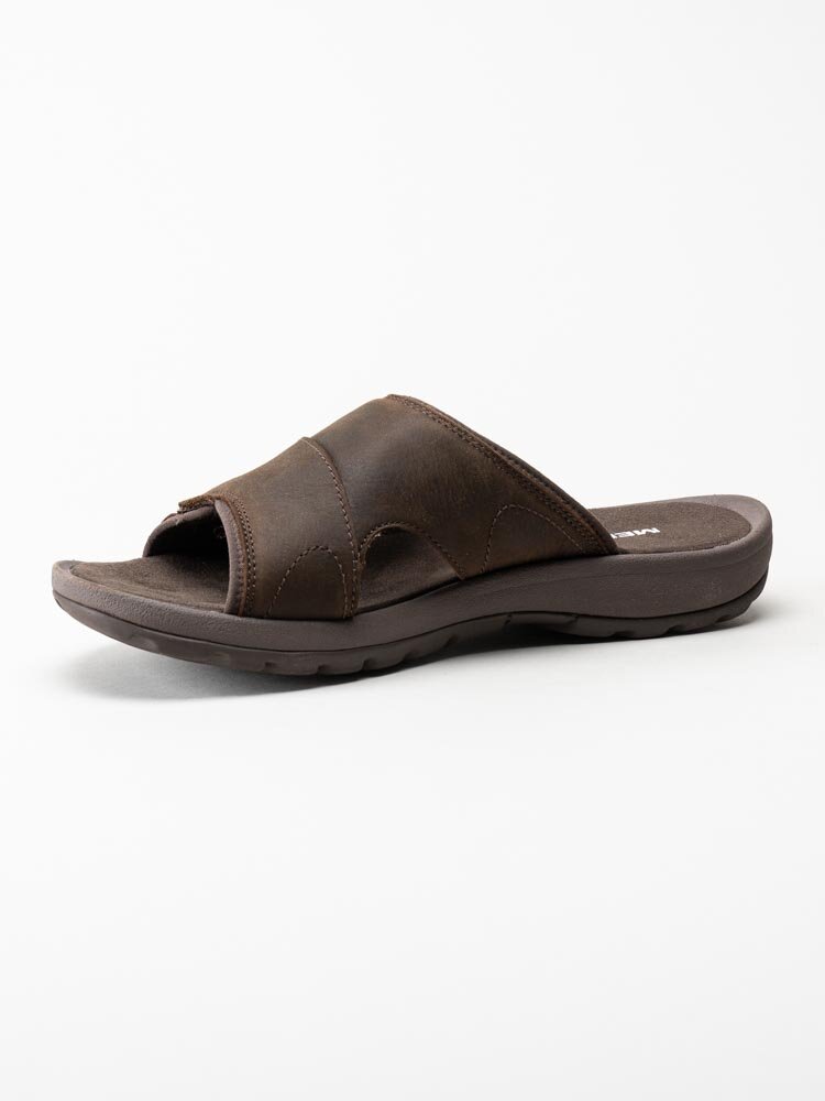 Merrell - Sandspur 2 Slide - Bruna slip in sandaler i oljad nubuck