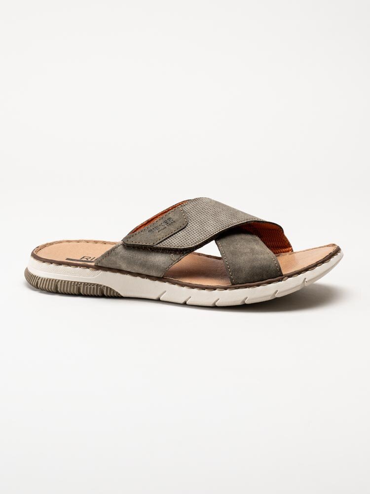 Rieker - Grå slip in sandaler