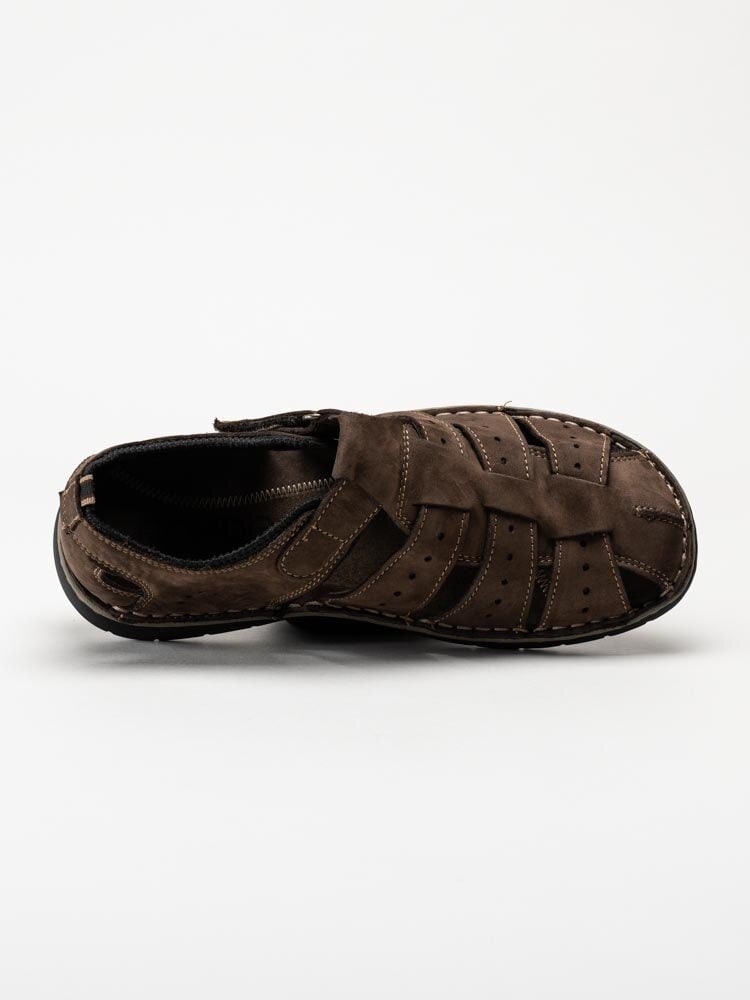 Rohde - Prato - Mörkbruna sandalskor i nubuck