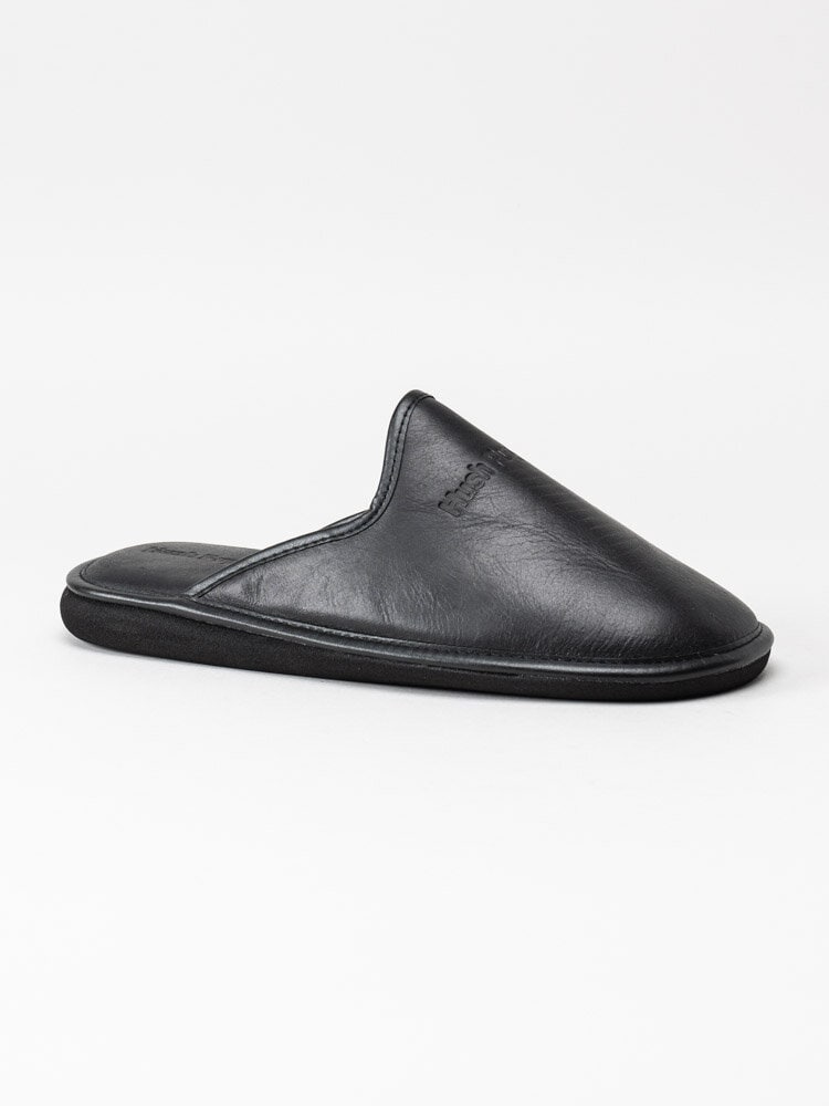 Hush Puppies - Svarta slip in tofflor i skinn