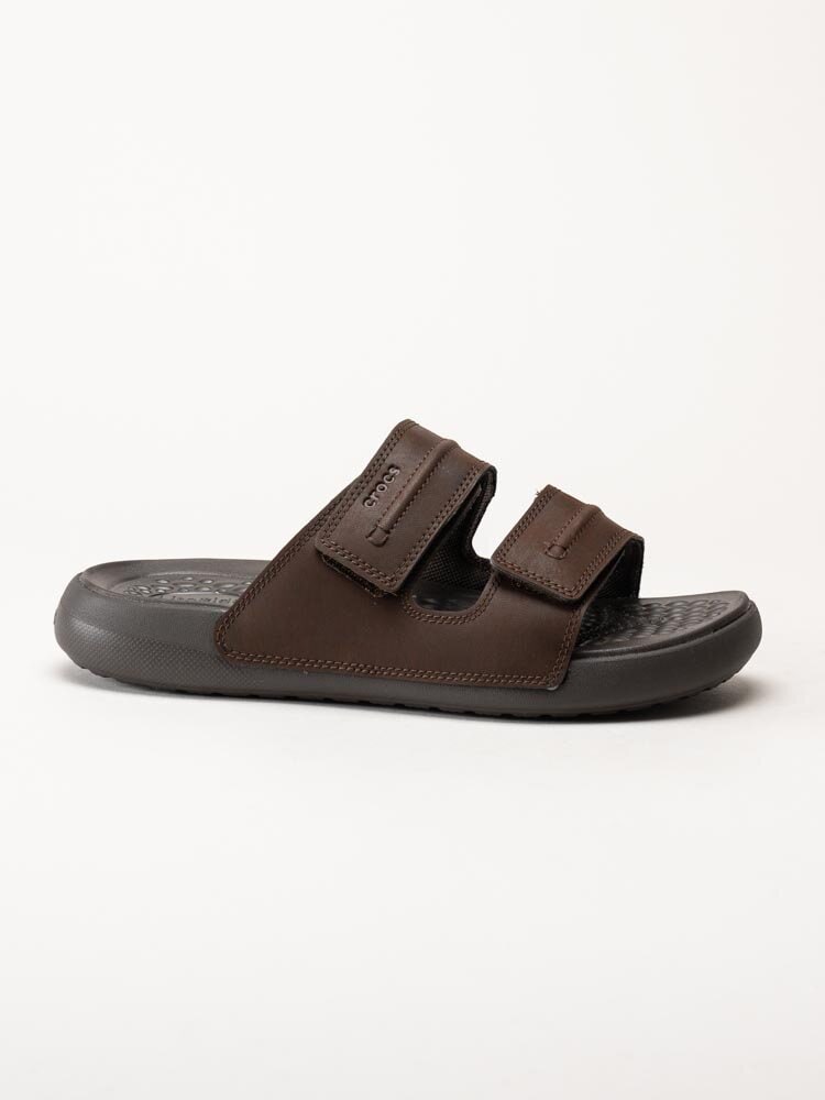 Crocs - Yukon Vista II - Mörkbruna slip in sandaler