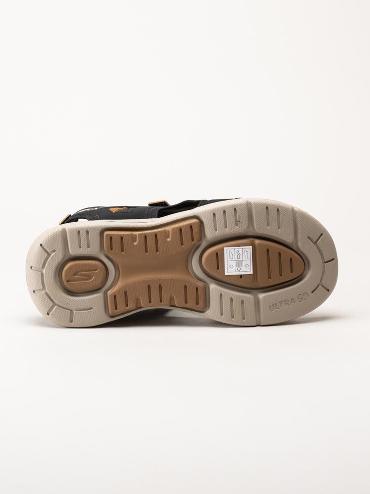 Skechers - Go Walk Arch Fit - Svarta sportiga sandaler