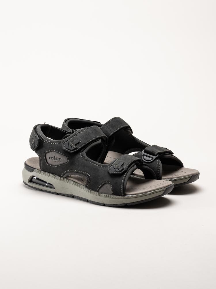 Rieker - Svarta sportiga sandaler