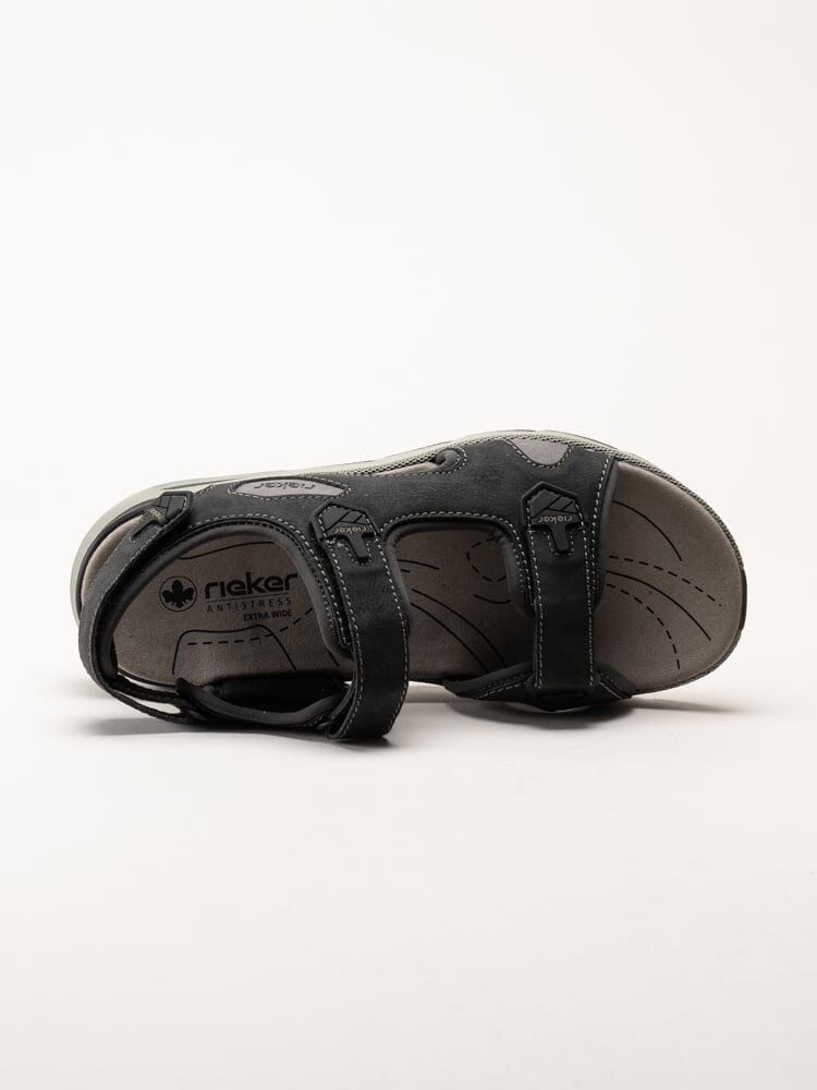 Rieker - Svarta sportiga sandaler