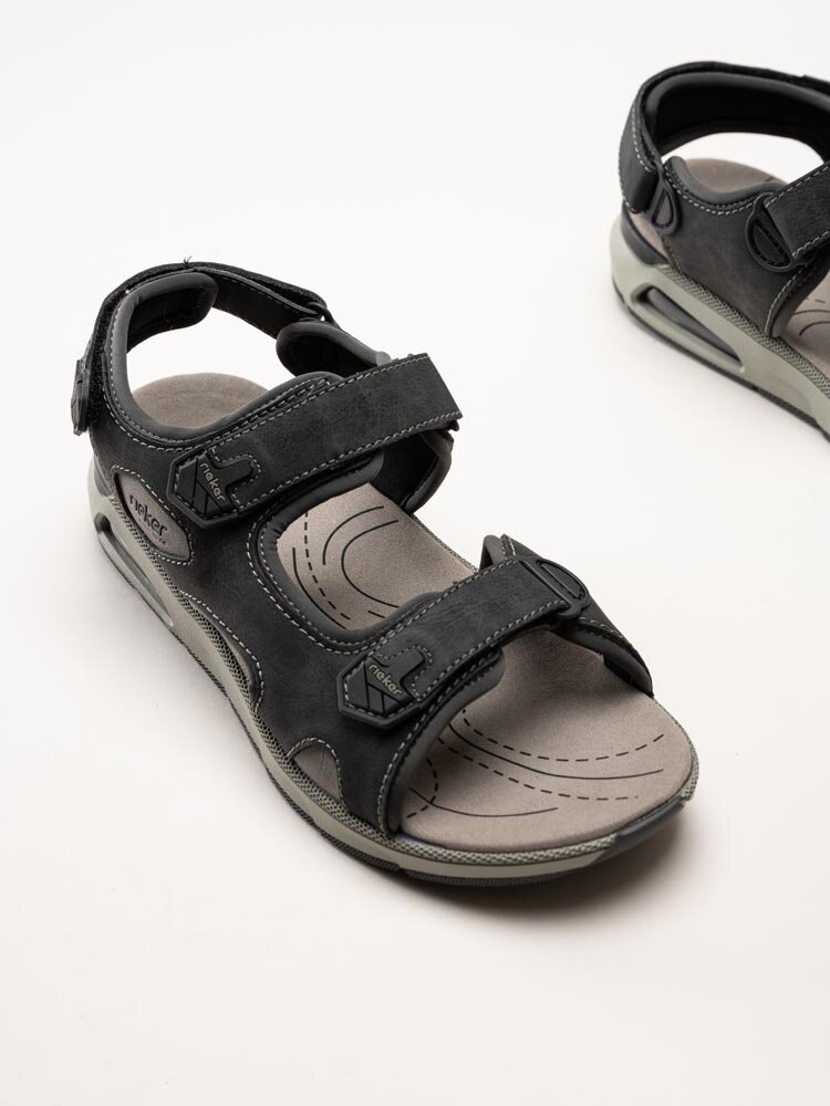 Rieker - Svarta sportiga sandaler