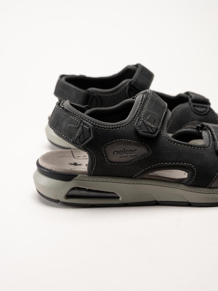 Rieker - Svarta sportiga sandaler