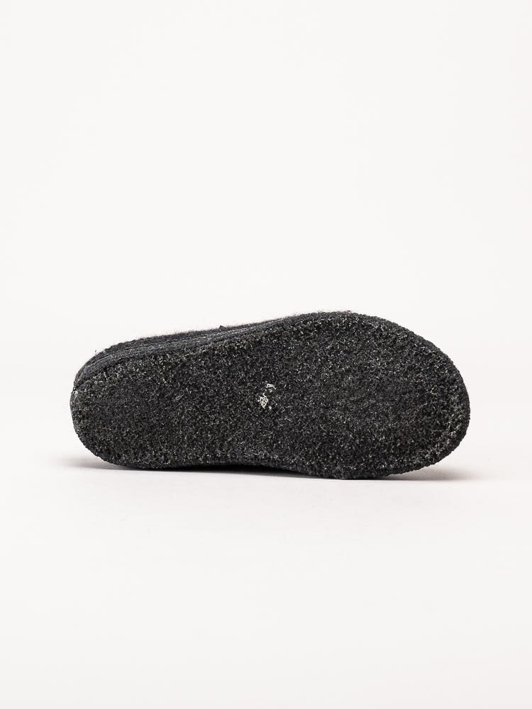Ulle - Ulle Stripe - Svarta slip in tofflor i ull