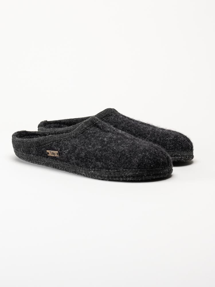 Ulle - Ulle Original - Svarta slip in tofflor i ull