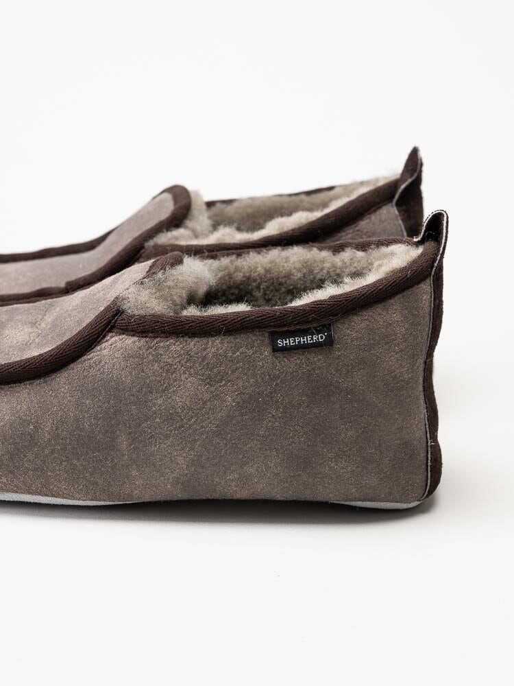 Shepherd - Malte - Bruna varma fårskinnstofflor