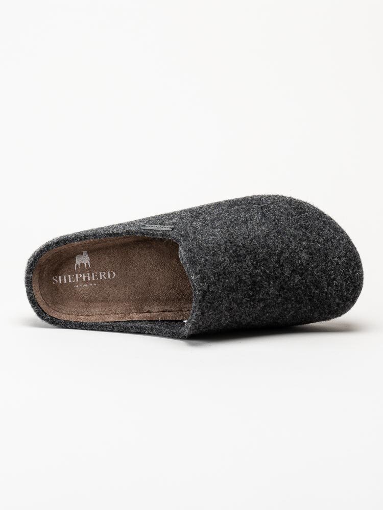 Shepherd - Samuel - Svarta slip in tofflor i ullblandning