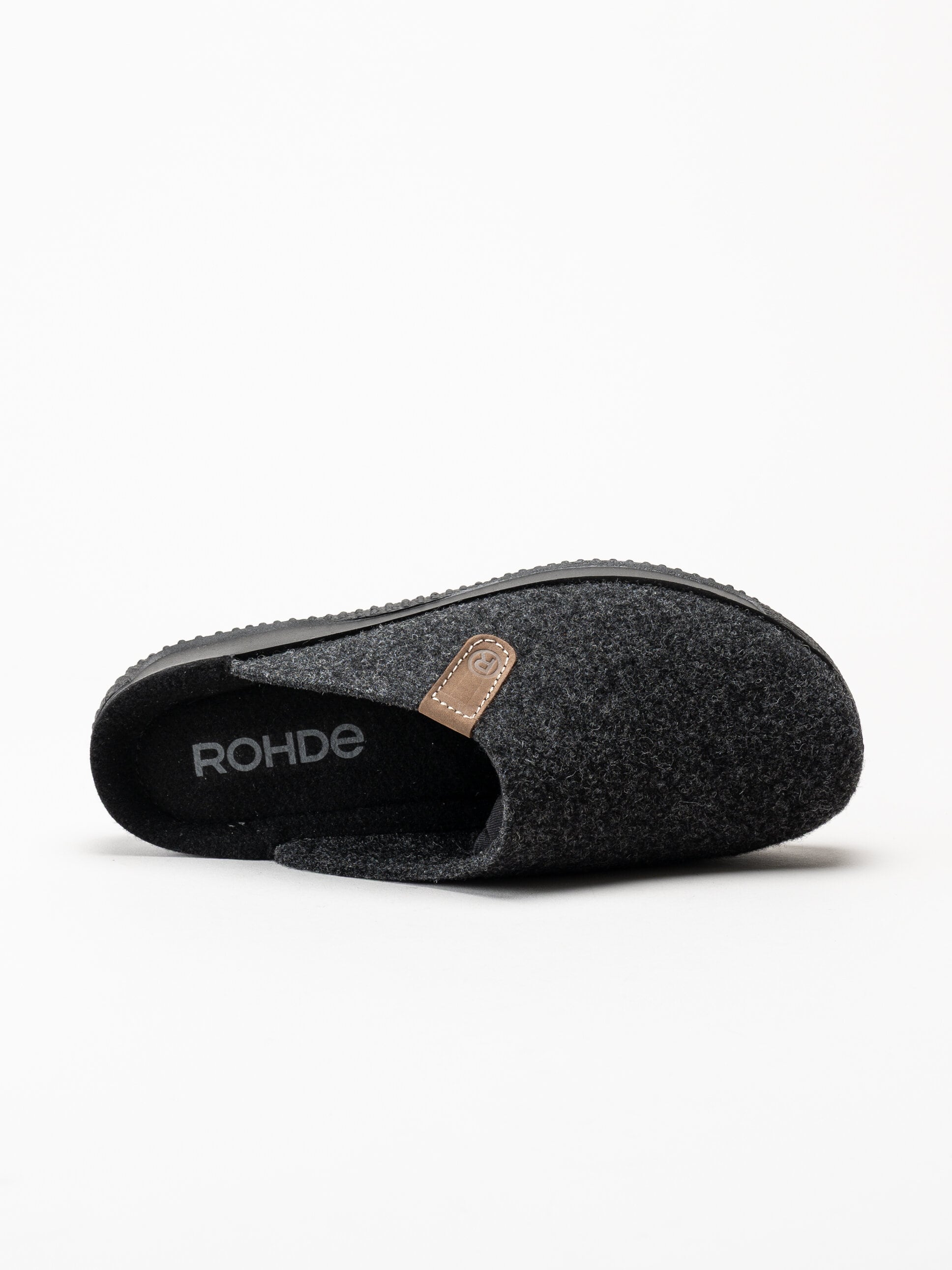 Rohde - Soltau-H - Mörkgrå slip in tofflor