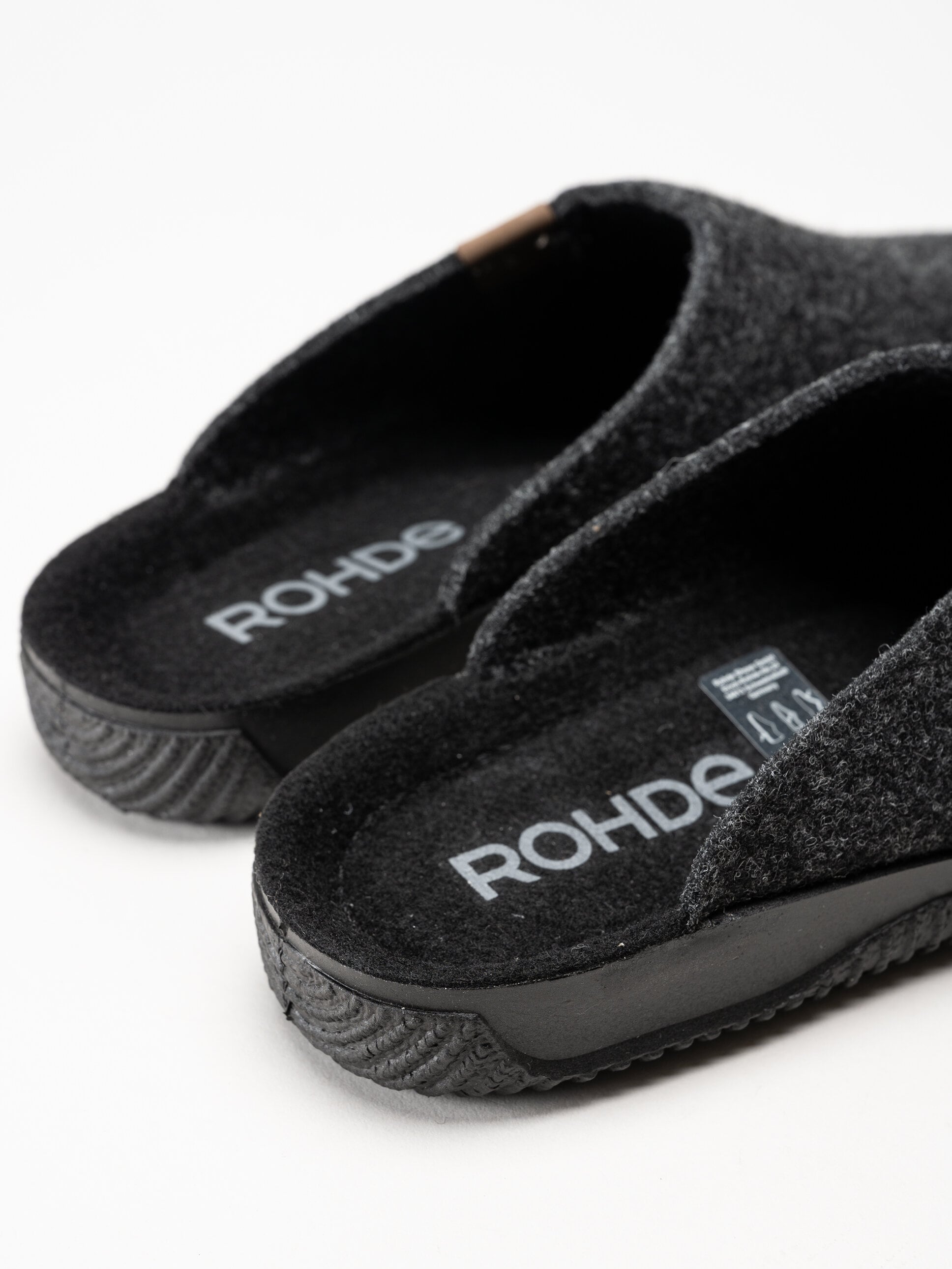 Rohde - Soltau-H - Mörkgrå slip in tofflor